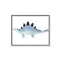 Picture of Pale Blue Stegosaurus _GroupedProduct_Rectangle_Landscape_Mini_ _GroupedProduct_Rectangle_Landscape_Canvas_Framed_