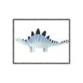 Picture of Pale Blue Stegosaurus _GroupedProduct_Rectangle_Landscape_Mini_ _GroupedProduct_Rectangle_Landscape_Canvas_Framed_