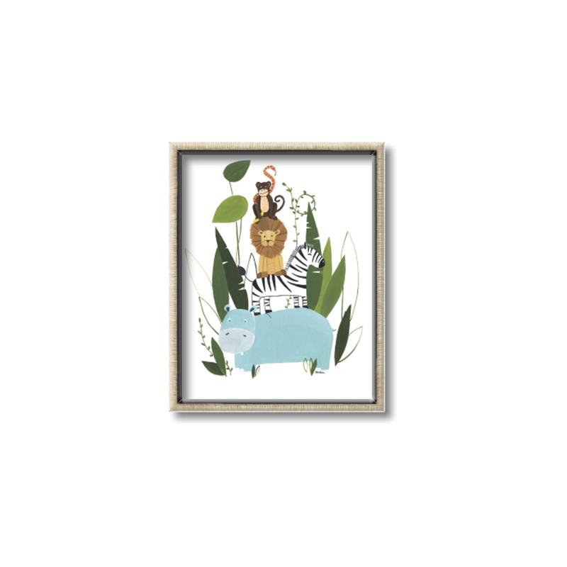 Picture of Stacked Friends II _GroupedProduct_Rectangle_Portrait_Mini_ _GroupedProduct_Rectangle_Portrait_Canvas_Framed_