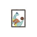Picture of Dino Playing Basketball _GroupedProduct_Rectangle_Portrait_Mini_ _GroupedProduct_Rectangle_Portrait_Canvas_Framed_