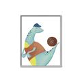 Picture of Dino Playing Basketball _GroupedProduct_Rectangle_Portrait_Mini_ _GroupedProduct_Rectangle_Portrait_Canvas_Framed_