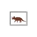 Picture of Red Triceratops  _GroupedProduct_Rectangle_Landscape_Mini_ _GroupedProduct_Rectangle_Landscape_Canvas_Framed_