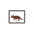 Picture of Red Triceratops  _GroupedProduct_Rectangle_Landscape_Mini_ _GroupedProduct_Rectangle_Landscape_Canvas_Framed_