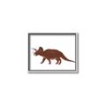 Picture of Red Triceratops  _GroupedProduct_Rectangle_Landscape_Mini_ _GroupedProduct_Rectangle_Landscape_Canvas_Framed_
