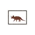 Picture of Red Triceratops  _GroupedProduct_Rectangle_Landscape_Mini_ _GroupedProduct_Rectangle_Landscape_Canvas_Framed_