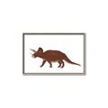Picture of Red Triceratops  _GroupedProduct_Rectangle_Landscape_Mini_ _GroupedProduct_Rectangle_Landscape_Canvas_Framed_