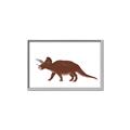 Picture of Red Triceratops  _GroupedProduct_Rectangle_Landscape_Mini_ _GroupedProduct_Rectangle_Landscape_Canvas_Framed_