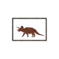 Picture of Red Triceratops  _GroupedProduct_Rectangle_Landscape_Mini_ _GroupedProduct_Rectangle_Landscape_Canvas_Framed_