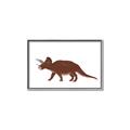 Picture of Red Triceratops  _GroupedProduct_Rectangle_Landscape_Mini_ _GroupedProduct_Rectangle_Landscape_Canvas_Framed_