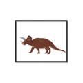 Picture of Red Triceratops  _GroupedProduct_Rectangle_Landscape_Mini_ _GroupedProduct_Rectangle_Landscape_Canvas_Framed_