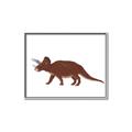 Picture of Red Triceratops  _GroupedProduct_Rectangle_Landscape_Mini_ _GroupedProduct_Rectangle_Landscape_Canvas_Framed_