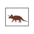 Picture of Red Triceratops  _GroupedProduct_Rectangle_Landscape_Mini_ _GroupedProduct_Rectangle_Landscape_Canvas_Framed_