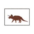 Picture of Red Triceratops  _GroupedProduct_Rectangle_Landscape_Mini_ _GroupedProduct_Rectangle_Landscape_Canvas_Framed_