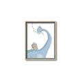 Picture of reading Brachiosaurus _GroupedProduct_Rectangle_Portrait_Mini_ _GroupedProduct_Rectangle_Portrait_Canvas_Framed_