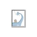 Picture of reading Brachiosaurus _GroupedProduct_Rectangle_Portrait_Mini_ _GroupedProduct_Rectangle_Portrait_Canvas_Framed_