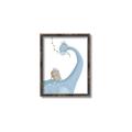 Picture of reading Brachiosaurus _GroupedProduct_Rectangle_Portrait_Mini_ _GroupedProduct_Rectangle_Portrait_Canvas_Framed_