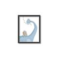 Picture of reading Brachiosaurus _GroupedProduct_Rectangle_Portrait_Mini_ _GroupedProduct_Rectangle_Portrait_Canvas_Framed_