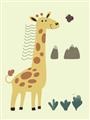 Picture of Smiling Giraffe _GroupedProduct_Rectangle_Portrait_Mini_ _GroupedProduct_Rectangle_Portrait_Unframed_Print_Only_