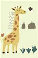 Picture of Smiling Giraffe _GroupedProduct_Rectangle_Portrait_Mini_ _GroupedProduct_Rectangle_Portrait_Unframed_Print_Only_