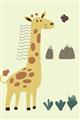 Picture of Smiling Giraffe _GroupedProduct_Rectangle_Portrait_Mini_ _GroupedProduct_Rectangle_Portrait_Unframed_Print_Only_