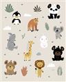 Picture of Animal Pals I _GroupedProduct_Rectangle_Portrait_Mini_ _GroupedProduct_Rectangle_Portrait_Unframed_Print_Only_