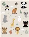 Picture of Animal Pals I _GroupedProduct_Rectangle_Portrait_Mini_ _GroupedProduct_Rectangle_Portrait_Unframed_Print_Only_