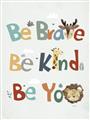 Picture of Be Kind Animals _GroupedProduct_Rectangle_Portrait_Mini_ _GroupedProduct_Rectangle_Portrait_Unframed_Print_Only_