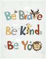 Picture of Be Kind Animals _GroupedProduct_Rectangle_Portrait_Mini_ _GroupedProduct_Rectangle_Portrait_Unframed_Print_Only_