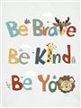 Picture of Be Kind Animals _GroupedProduct_Rectangle_Portrait_Mini_ _GroupedProduct_Rectangle_Portrait_Unframed_Print_Only_