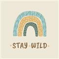 Picture of Stay Wild _GroupedProduct_Square_Mini_ _GroupedProduct_Square_Unframed_Print_Only_