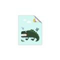 Picture of Chomping Croc _GroupedProduct_Rectangle_Portrait_Mini_ _GroupedProduct_Rectangle_Portrait_Unframed_Print_Only_