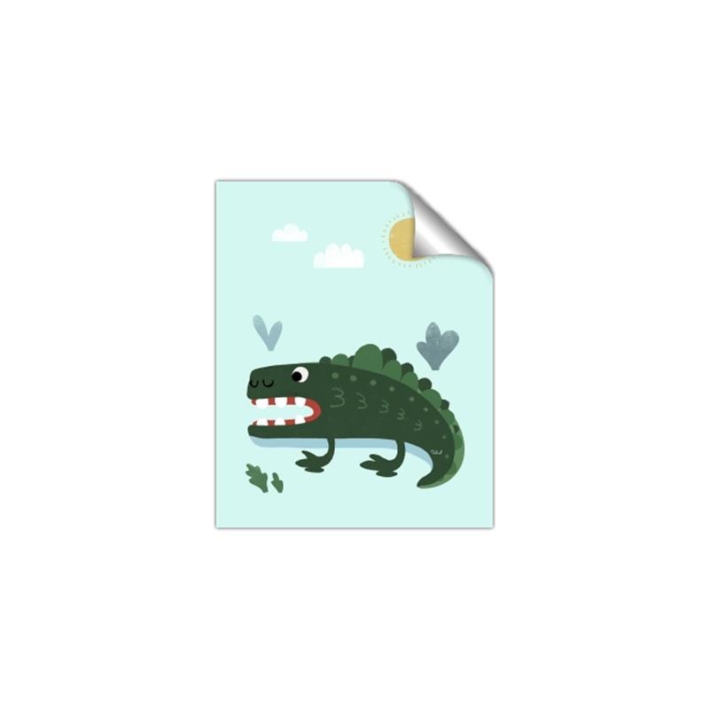 Picture of Chomping Croc _GroupedProduct_Rectangle_Portrait_Mini_ _GroupedProduct_Rectangle_Portrait_Unframed_Print_Only_