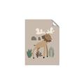 Picture of Moose in the woods _GroupedProduct_Rectangle_Portrait_Mini_ _GroupedProduct_Rectangle_Portrait_Unframed_Print_Only_