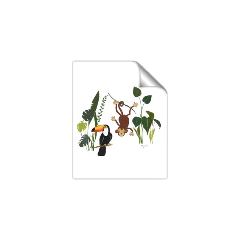 Picture of Hanging in the rainforest I _GroupedProduct_Rectangle_Portrait_Mini_ _GroupedProduct_Rectangle_Portrait_Unframed_Print_Only_