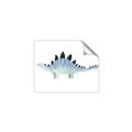 Picture of Pale Blue Stegosaurus _GroupedProduct_Rectangle_Landscape_Mini_ _GroupedProduct_Rectangle_Landscape_Unframed_Print_Only_