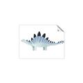 Picture of Pale Blue Stegosaurus _GroupedProduct_Rectangle_Landscape_Mini_ _GroupedProduct_Rectangle_Landscape_Unframed_Print_Only_