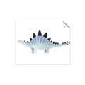Picture of Pale Blue Stegosaurus _GroupedProduct_Rectangle_Landscape_Mini_ _GroupedProduct_Rectangle_Landscape_Unframed_Print_Only_