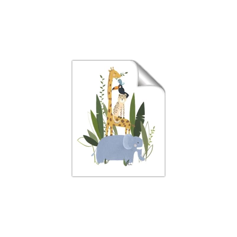 Picture of Stacked Friends II _GroupedProduct_Rectangle_Portrait_Mini_ _GroupedProduct_Rectangle_Portrait_Unframed_Print_Only_