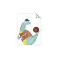 Picture of Dino Playing Basketball _GroupedProduct_Rectangle_Portrait_Mini_ _GroupedProduct_Rectangle_Portrait_Unframed_Print_Only_