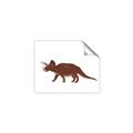 Picture of Red Triceratops  _GroupedProduct_Rectangle_Landscape_Mini_ _GroupedProduct_Rectangle_Landscape_Unframed_Print_Only_