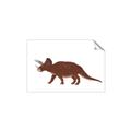 Picture of Red Triceratops  _GroupedProduct_Rectangle_Landscape_Mini_ _GroupedProduct_Rectangle_Landscape_Unframed_Print_Only_