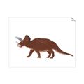 Picture of Red Triceratops  _GroupedProduct_Rectangle_Landscape_Mini_ _GroupedProduct_Rectangle_Landscape_Unframed_Print_Only_