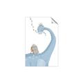 Picture of reading Brachiosaurus _GroupedProduct_Rectangle_Portrait_Mini_ _GroupedProduct_Rectangle_Portrait_Unframed_Print_Only_