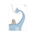 Picture of reading Brachiosaurus _GroupedProduct_Rectangle_Portrait_Mini_ _GroupedProduct_Rectangle_Portrait_Unframed_Print_Only_
