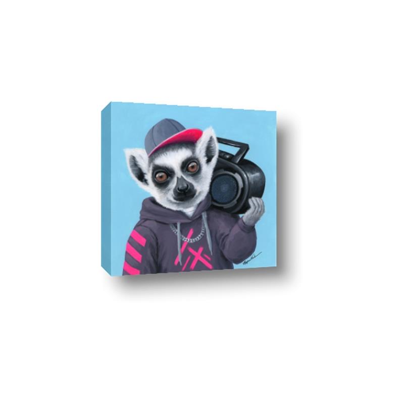 Picture of Music Lemur _GroupedProduct_Square_Canvas_