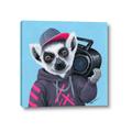 Picture of Music Lemur _GroupedProduct_Square_Canvas_