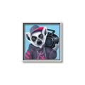 Picture of Music Lemur _GroupedProduct_Square_Canvas_Framed_