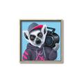 Picture of Music Lemur _GroupedProduct_Square_Canvas_Framed_