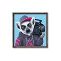 Picture of Music Lemur _GroupedProduct_Square_Canvas_Framed_