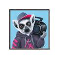 Picture of Music Lemur _GroupedProduct_Square_Canvas_Framed_